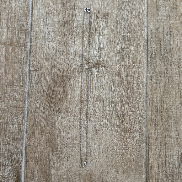 Sterling Silver Mini Initial "P" Necklace - Picture 3 of 5